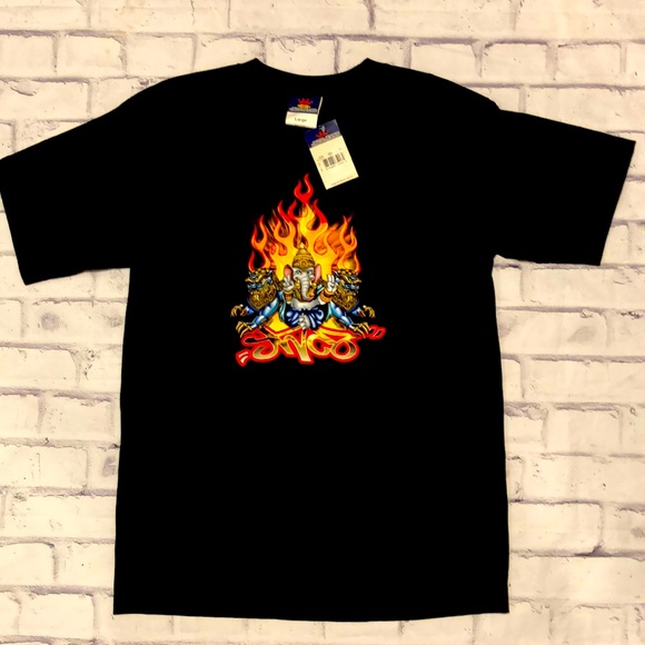 Vintage NWT 90’s JNCO “Elephant God” T-Shirt Made In USA 🇺🇸 - Picture 2 of 5